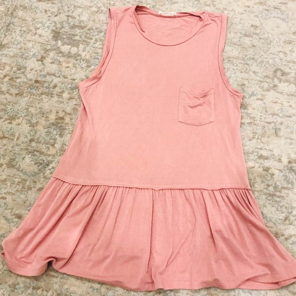 Rose color top